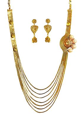 Designer Necklace with Earrings