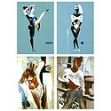 Set of 4 Abstract Posters