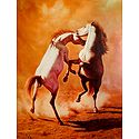Pair of Dancing Horses