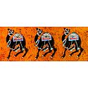 3 Royal Camels - Batik Painting