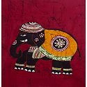 Royal Elephant - Batik Painting