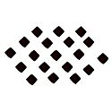 19 Maroon Felt Small Square Bindis