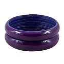 A Pair of Purple Acrylic Bangles