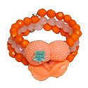 Saffron Beaded Adjustable Bracelet