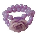 Light Mauve Stretch Bracelet