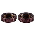 Set of 2 Dark Maroon Lac Churis
