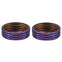 Set of 2 Dark Purple Lac Churis