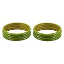 Set of 2 Olive Green Lac Churis