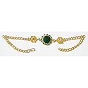 Green Stone Studded Tennis Bracelet