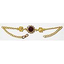 Maroon Stone Studded Tennis Bracelet