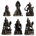 Set of 6 Buddhist Deities