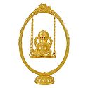 Gold Plated Ganesha On a Swing