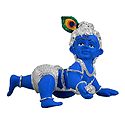 Bal Gopal - Silver Plated Statue