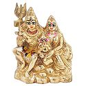 Shiva, Parvati and Ganesha