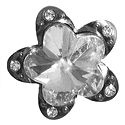 Stone Studded Flower Brooch