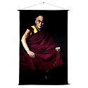 Dalai Lama - Screen Print on Cloth - Wall Hanging