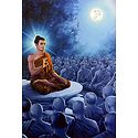 Lord Buddha Preaching to Monks