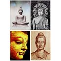 Lord Buddha - Set of 4 Posters