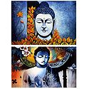 Gautam Buddha - Set of 2 Posters