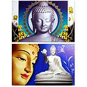Gautam Buddha - Set of 2 Posters