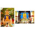 Buddha and Mahabodhi Temple - Set of 2 Posters