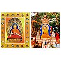 Lord Buddha - Set of 2 Posters - Unframed