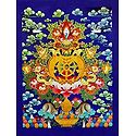 Buddhist Symbol - Unframed Thangka Poster - Reprint on Paper