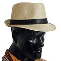 Light Beige Fedora Hat