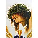 Jesus Christ Wearing Crown of Thorns