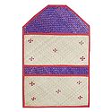 Grass Fibre Magazine and Paper Holder with 2 Pockets - Wall Hanging