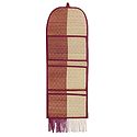 Grass Fibre Magazine and Paper Holder with 3 Pockets - Wall Hanging