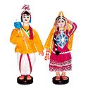 Gujrati Couple - Set of 2 Cloth Dolls