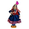 Kathak Dancer - Cloth Doll