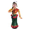 Mohini Attam Dancer - Cloth Doll