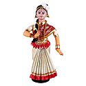 Mohini Attam Dancer -  Cloth Doll