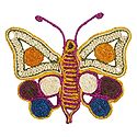 Multicolor Banana Fibre Butterfly - Wall Hanging