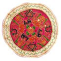 Embroidered Cloth with Animal Design - Wall Hanging