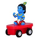 Krishna Sitting on Car