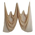 Beige Synthetic Dupatta for Women