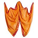 Yellow with Red Stripe Bengal Handloom Cotton Chunni