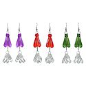 Set of 3 Pairs Acrylic Drop Earrings