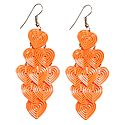 Acrylic Heart Earrings