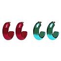 Set of 2 Acrylic Earrings
