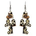 Acrylic Heart Earrings