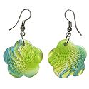 Green Acrylic Earrings