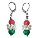 Multicolor Bead Earrings
