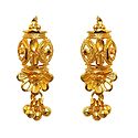 Gold Plated Dangle Earrings