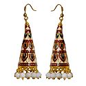 Meenakari Jhumka Earrings