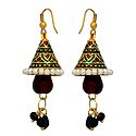 Meenakari Jhumka Earrings
