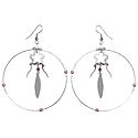Designer Metal Ring Earrings
